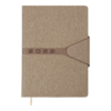 Ежедневник датированный 2022 NAVIGATOR, А4 светло-коричневый, на застежке