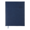 Еженедельник датированный 2022 ORION, А4, твердая обложка, кожзам, синий
