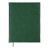 Ежедневник датированный 2022 ORION, А4, твердая обложка, кожзам, зеленый