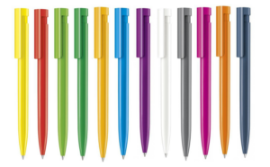 Ручка шариковая автоматическая пластиковая Liberty Polished (12 цветов)