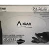 Перчатки медицинские нитриловые IGAR 9142, L, без пудры, 200шт, черные в боксе