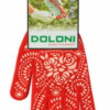 Перчатки DOLONI красные с ПВХ рисунком