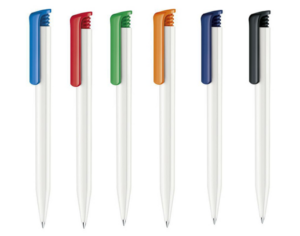 Ручка шариковая автоматическая пластиковая Super Hit Polished Basic (6 цветов)