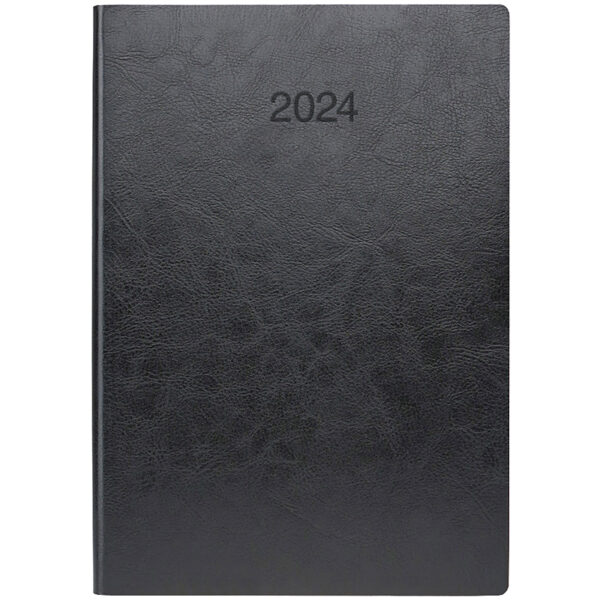 Щоденник датований BRUNNEN 2024 СТАНДАРТ FLEX, чорний, гибкий