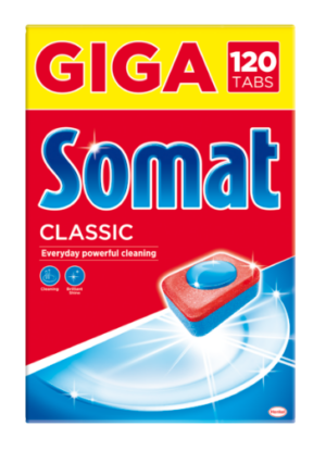 Таблетки SOMAT Classic для посудомоечных машин 120шт