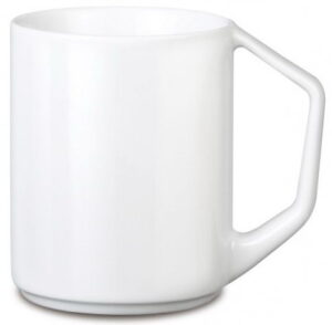 Чашка керамическая VERTIC 250 мл, белая