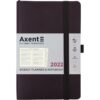 Еженедельник датированный А5, 2022 Axent Partner Soft Skin, гибкая обложка, кремовый блок, черный