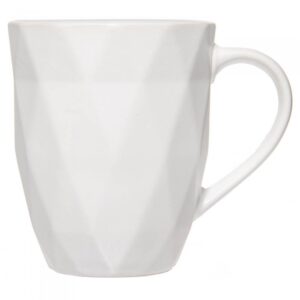 Чашка керамическая “Нарди” 330мл, белая