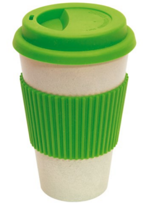 Термокружка для кофе GEO CUP 400 мл, зеленая