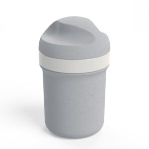 Бутылка для воды пластиковая OASE MINI 200 мл, органический серый