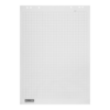 Блок паперу для фліпчартів JOBMAX, 64х90 см, клітинка, 20 арк., офсет 70 г/м2, полиэт.пакет