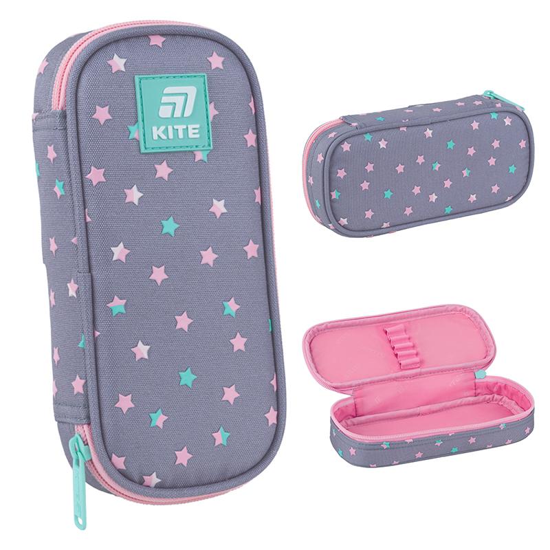 Пенал Kite K25-662-1, 1 відділення, резинки для фіксації канцелярії