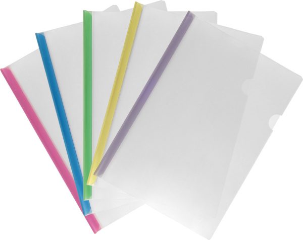 Папка пластиковая А4 с планкой-зажимом, 8мм, 2-50 листов