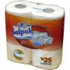 Бумажные полотенца в рулоне SELPAK 3-х слойные, 2рулона, белые