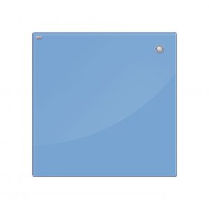 Доска магнитная стеклянная для маркера, голубой цвет