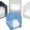 Куб для бумаги, пластиковый, 9х9х9см